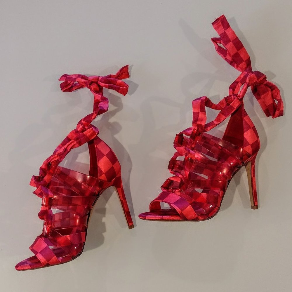 Gianni Bini Abriannatwo Checkered Heels